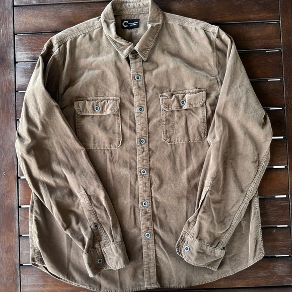 Lucky Brand Cole Hauser Corduroy Utility Shirt, size XL - Picture 4 of 5